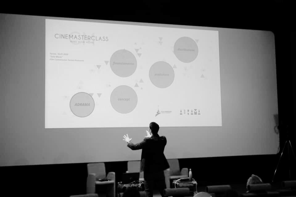 Presentazione della Cine Masterclass su grande schermo